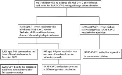 Post-vaccination SARS-CoV-2 seroprevalence in children aged 3-11 years and the positivity in unvaccinated children: A retrospective, single-center study